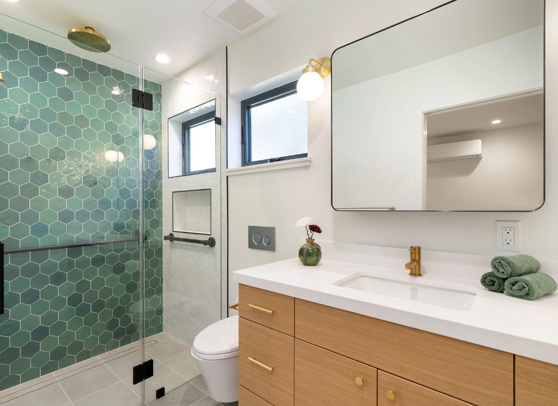 New bathroom vanity and countertop